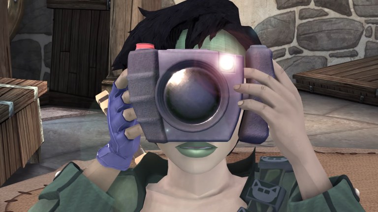 Jade (Jodi Forrest) snaps a photo in Beyond Good & Evil - 20th Anniversary Edition (2024), Ubisoft