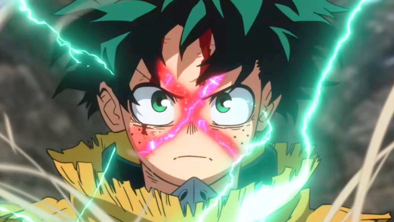 Izuku Midoriya (Daiki Yamashita) locks in in My Hero Academia: You're Next (2024), Bones