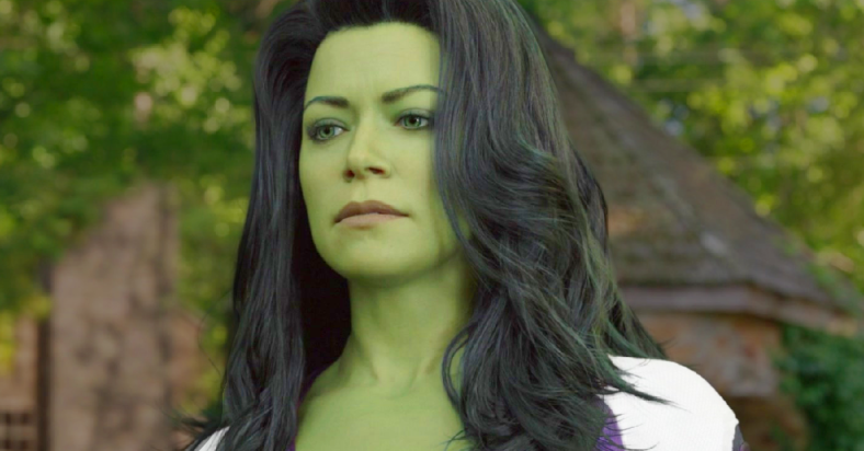 Jen (Tatiana Maslany) watches as K.E.V.I.N. makes good on his promises in She-Hulk: Attorney at Law Season 1 Episode 9 "Whose Show Is This?" (2022), Marvel Entertainment