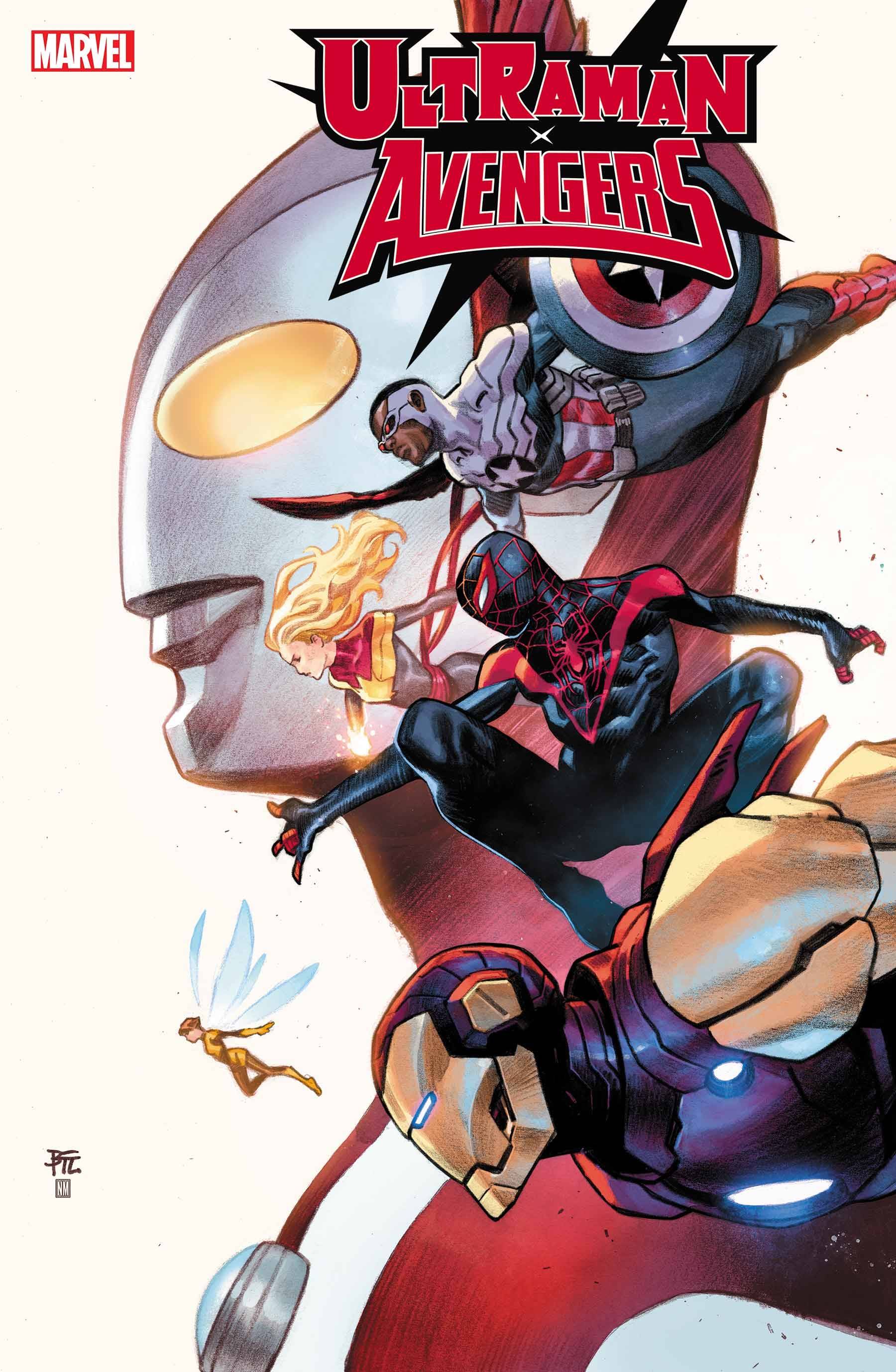 East meets West on Dike Ruan's cover to Ultraman x Avengers Vol. 1 #1 (2024), Marvel Comics