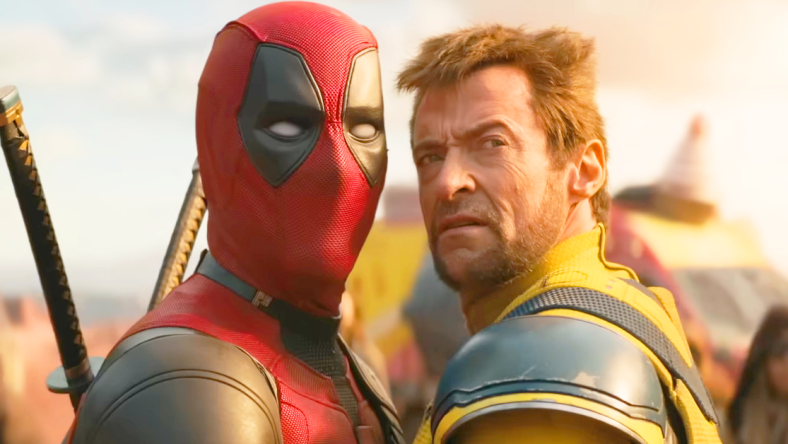 Deadpool (Ryan Reynolds) and Wolverine (Hugh Jackman) find themselves the captives of Cassandra Nova (Emma Corin) in Deadpool & Wolverine (2024), Marvel Entertainment