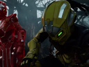 Sektor (Erika Ishii) and Cyrax (Enuka Okuma) spar in brutal fashion in Mortal Kombat 1 (2023), Warner Bros. Games