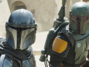 Boba Fett (Temeura Morrison) and Din Djarin (Pedro Pascal) find themselves on the backfoot in The Book of Boba Fett Chapter 7 (2022), Disney Plus