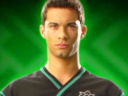 Mike (Hector David Jr.) suits up as the Green Samurai Ranger in Power Rangers Samurai Episode 1 "Super Samurai" (2011), Nickelodeon