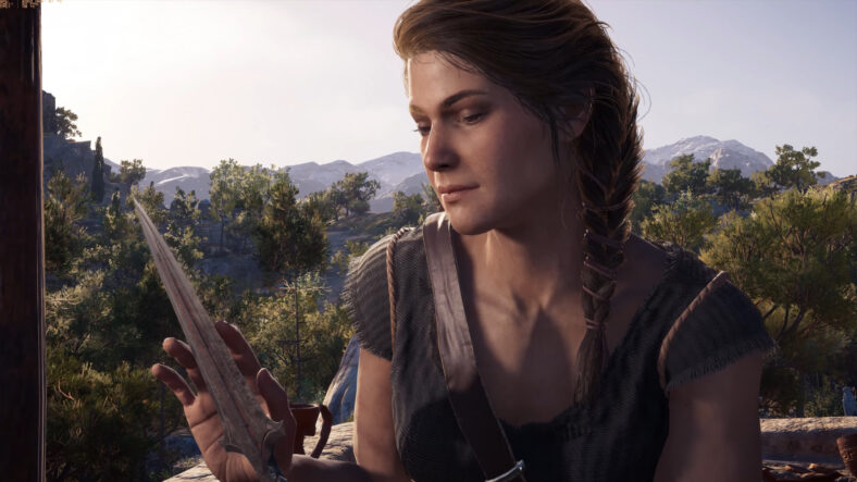 Kassandra (Melissanthi Mahut) makes her debut in Assassin's Creed Odyssey (2018), Ubisoft