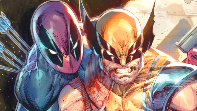 Wolverine offers a shoulder to Deadpool on Rob Liefeld and Bryan Valenza's Deadpool 30th Anniversary variant cover to X-Men Legends Vol. 1 #4 "Tools!" (2021), Marvel Comics