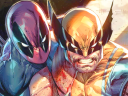 Wolverine offers a shoulder to Deadpool on Rob Liefeld and Bryan Valenza's Deadpool 30th Anniversary variant cover to X-Men Legends Vol. 1 #4 "Tools!" (2021), Marvel Comics