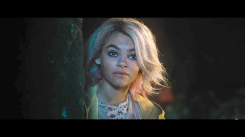 Tiny Tina (Ariana Greenblatt) makes her escape in Borderlands (2024), Lionsgate