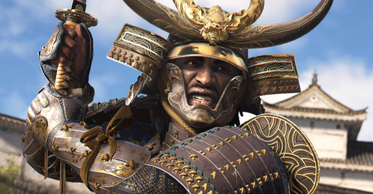 Yasuke (TBA) draws his blade in Assassin's Creed Shadows (2024), Ubisoft