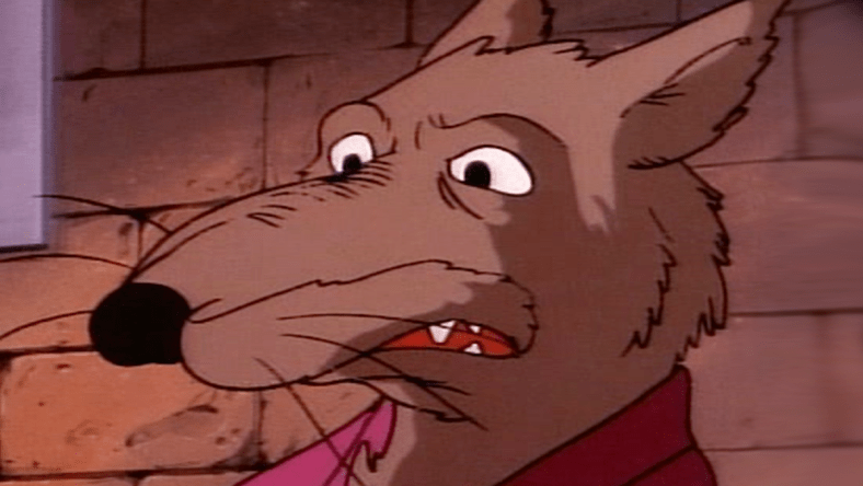 Master Splinter (Peter Renaday) recounts his origins in Teenage Mutant Ninja Turtles Season 1 Episode 1 "Turtle Tracks" (1987), Toei Animation