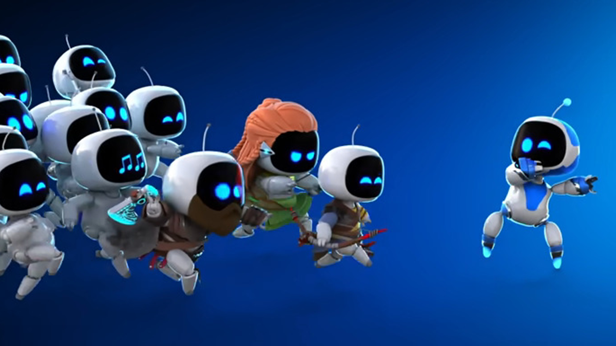 Astro Bot rallies the troops in Astro Bot (2025), Team Asobi