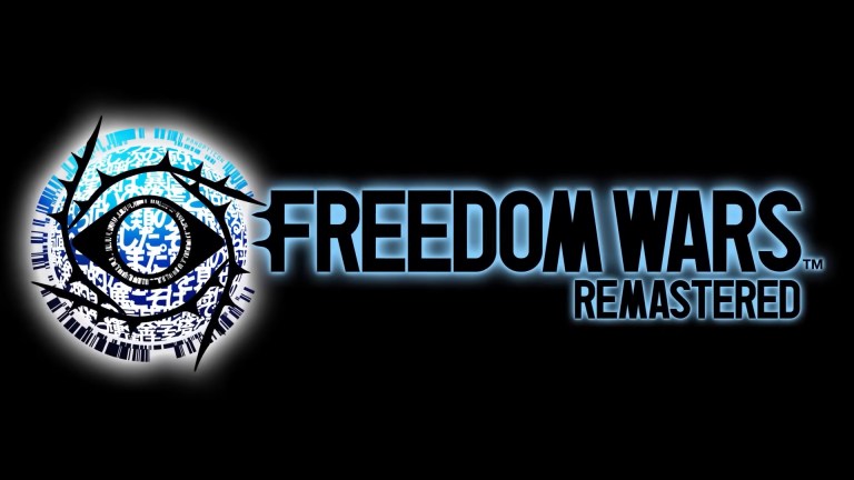 The official logo for Freedom Wars Remastered (2025), Bandai Namco