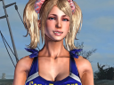 Juliet (Tara Strong) finally has a moment to breathe in Lollipop Chainsaw (2012), Kadokawa Games