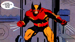 Wolverine is ready to take on Apocalypse in Wolverine: The Jungle Adventure Vol. 1 #1 (1993), Marvel Comics. Words by Walter Simonson, art by Mike Mignola, Bob Wiacek, Mark Chiarello, and Ken Bruzenak.