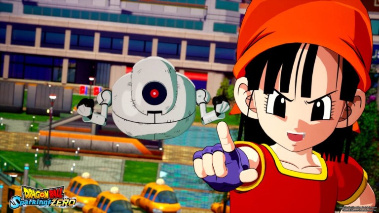 Pan (Yuko Minaguchi) follows in her grandfather's footsteps in DRAGON BALL: Sparking! ZERO (2024), Bandai Namco