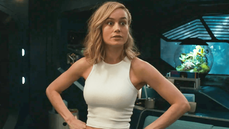 Captain Marvel (Brie Larson) proposes that the titular team undergo some training in The Marvels (2023), Marvel Entertainment