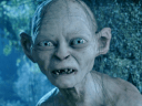 Gollum (Andy Serkis) cries and monologues to himself in The Lord of the Rings: The Two Towers (2002), New Line Cinema