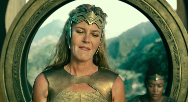 Hippolyta (Connie Nielsen) watches over the games in Wonder Woman: 1984 (2020), Warner Bros. Pictures