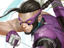 Hawkeye notches his bow on InHyuk Lee's variant cover to Ultimates Vol. 3 #5 (2024), Marvel Comics