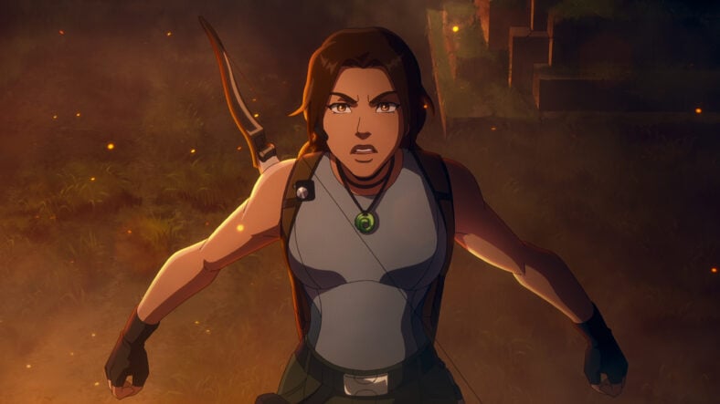 Lara Croft (Hayley Atwell) is ready for her next trial in Tomb Raider: The Legend of Lara Croft (2024), Netflix