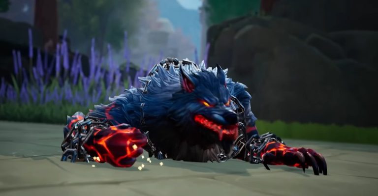 Fenrir (Christopher Sabat) is unhappy about missing his prey in SMITE 2 (2025), Hi-Rez Studios