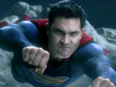 Superman (Tyler Hoechlin) rushes to meet Doomsday (Tyler Hoechlin) head-on in Superman & Lois Season 3 Episode 13 "What Kills You Only Makes You Stronger" (2023), The CW