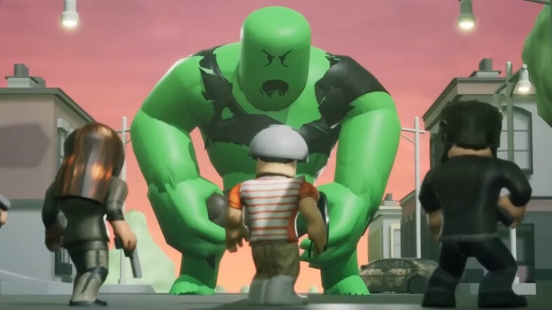 A legally-distinct 'Hulk' emerges in Roblox (2006), Roblox Corporation