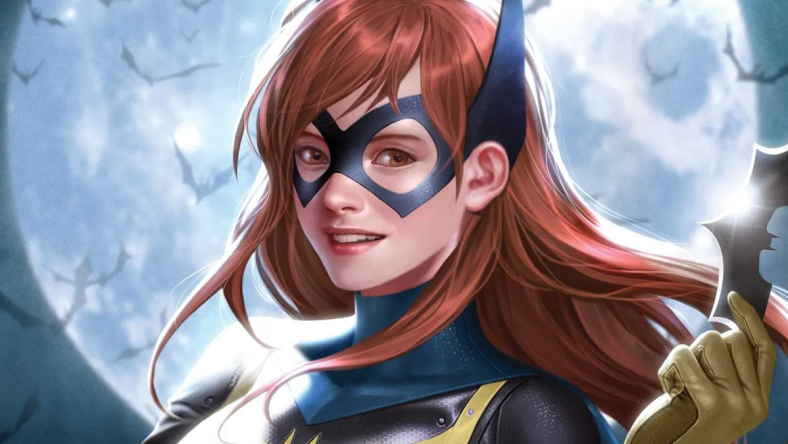 Barbara Gordon strikes a pose on InHyuk Lee's variant cover to Batgirl Vol. 5 #46 "Stay Gold" (2020), DC