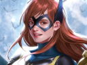 Barbara Gordon strikes a pose on InHyuk Lee's variant cover to Batgirl Vol. 5 #46 "Stay Gold" (2020), DC