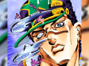 Jotaro has his Stand stolen by Whitesnake in JoJo's Bizarre Adventure Part 6: Stone Ocean Chapter 19 'The Visitor, Part 9' (2000), Shueisha. Words and art by Hirohiko Araki.