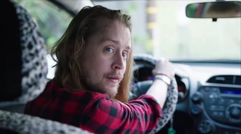 Macaulay Culkin is your Uber in :DRYVRS season 1 episode 1 "Just Me in the House by Myself" (2017) via Jack Dishel YouTube 