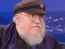 George R.R. Martin gives an update on his current projects during a 2013 appearance on Late Night With Conan O'Brien, NBC