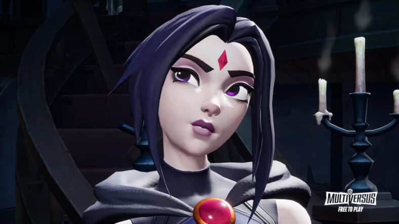 Raven (Tara Strong) makes her debut in MultiVersus (2022), Warner Bros. Games.