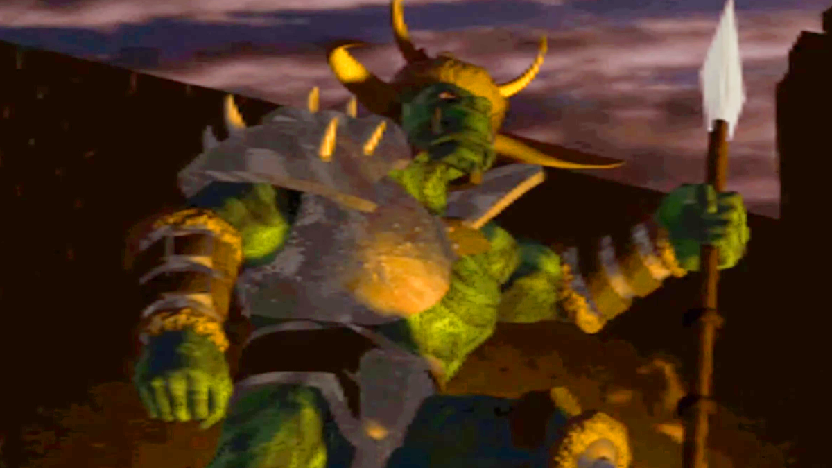 The player is promoted to the rank of Orc Warlord in Warcraft II: Tides of Darkness (1995), Blizzard Entertainment