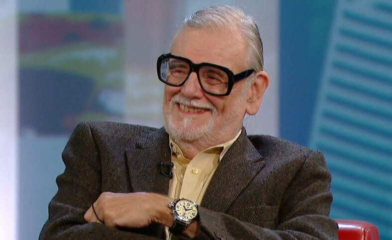George Romero speaks with the eponymous host of George Stroumboulopoulos Tonight (2020), CBC