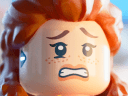 Aloy (Ashly Burch) realizes she may be in over her head in LEGO Horizon Adventures (2024), Guerilla Games