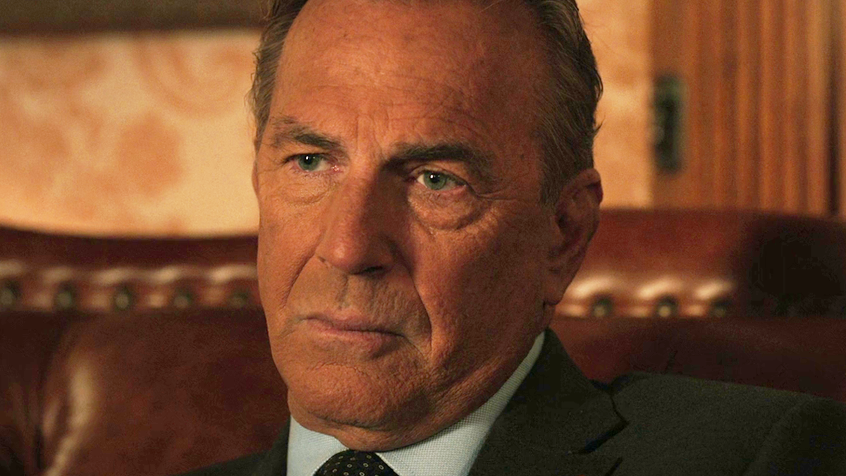 John Dutton (Kevin Costner) mulls upon the idea of dumping Jamie (Wes Bentley) at the 'Train Station' in Yellowstone Season 5 Episode 8 "A Knife and No Coin" (2023), Paramount Network