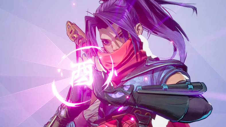 Psylocke (Alpha Takahashi) prepares to slay some yokai in Marvel Rivals (2024), NetEase