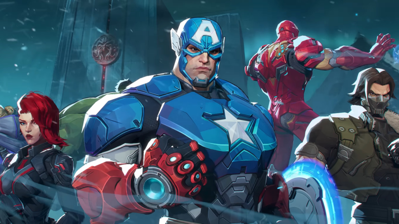 Captain America (Brian Bloom) assembles The Avengers in Marvel Rivals (2024), NetEase