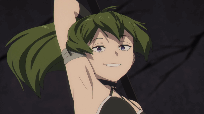 Übel (Ikumi Hasegawa) takes on her own Spiegel clone in Frieren: Beyond Journey's End Episode 24 "Perfect Replicas" (2024), Madhouse