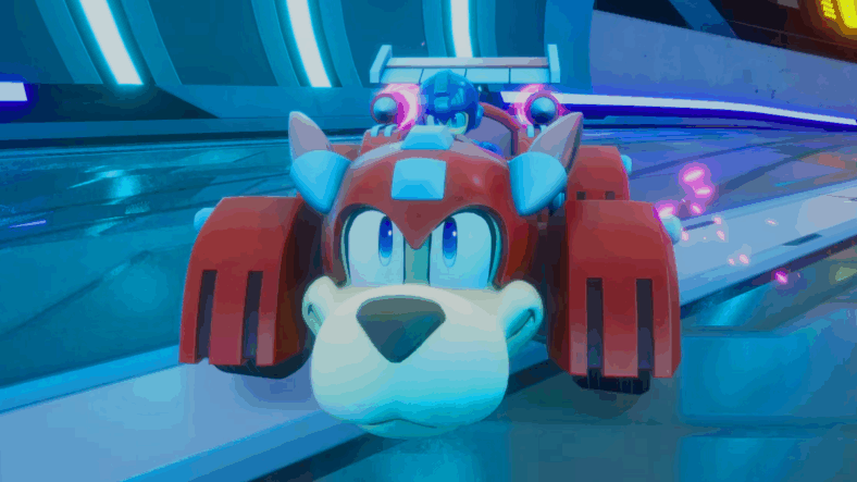 Mega Man (TBA) dusts off the Rush Roadster in Sonic Racing: CrossWorlds (2025), SEGA