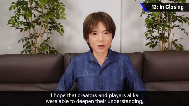 Masahiro Sakurai signs off on the final episode of Masahiro Sakurai on Creating Games (2024)