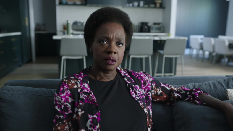 Amanda Waller (Viola Davis) learns of Leota's (Danielle Brooks) involvement with Project Butterfly in Peacemaker Season 1 Episode 8 "It's Cow or Never" (2021), Warner Bros. Entertainment 