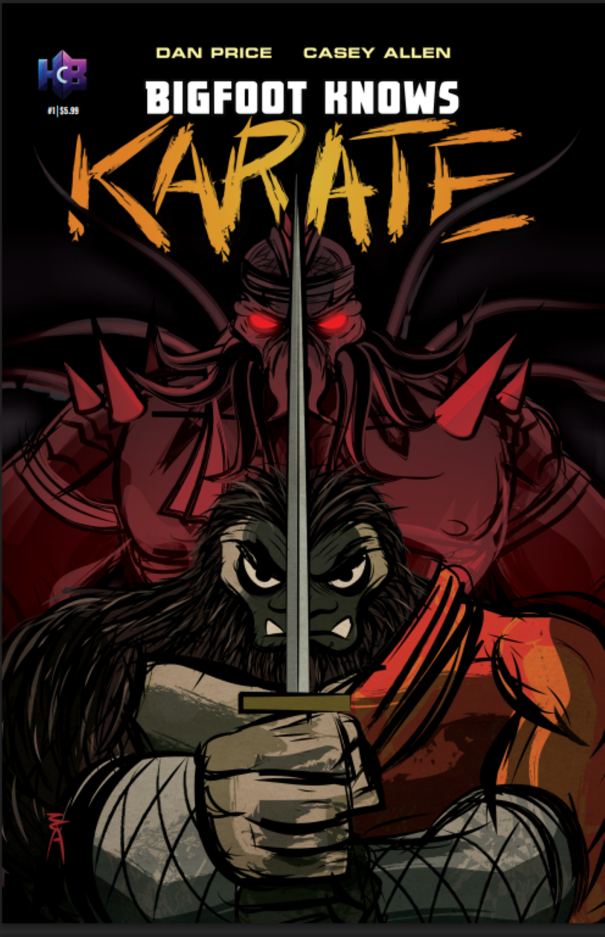 Cover of Bigfoot Knows Karate #1 (Homebrewed Comics)