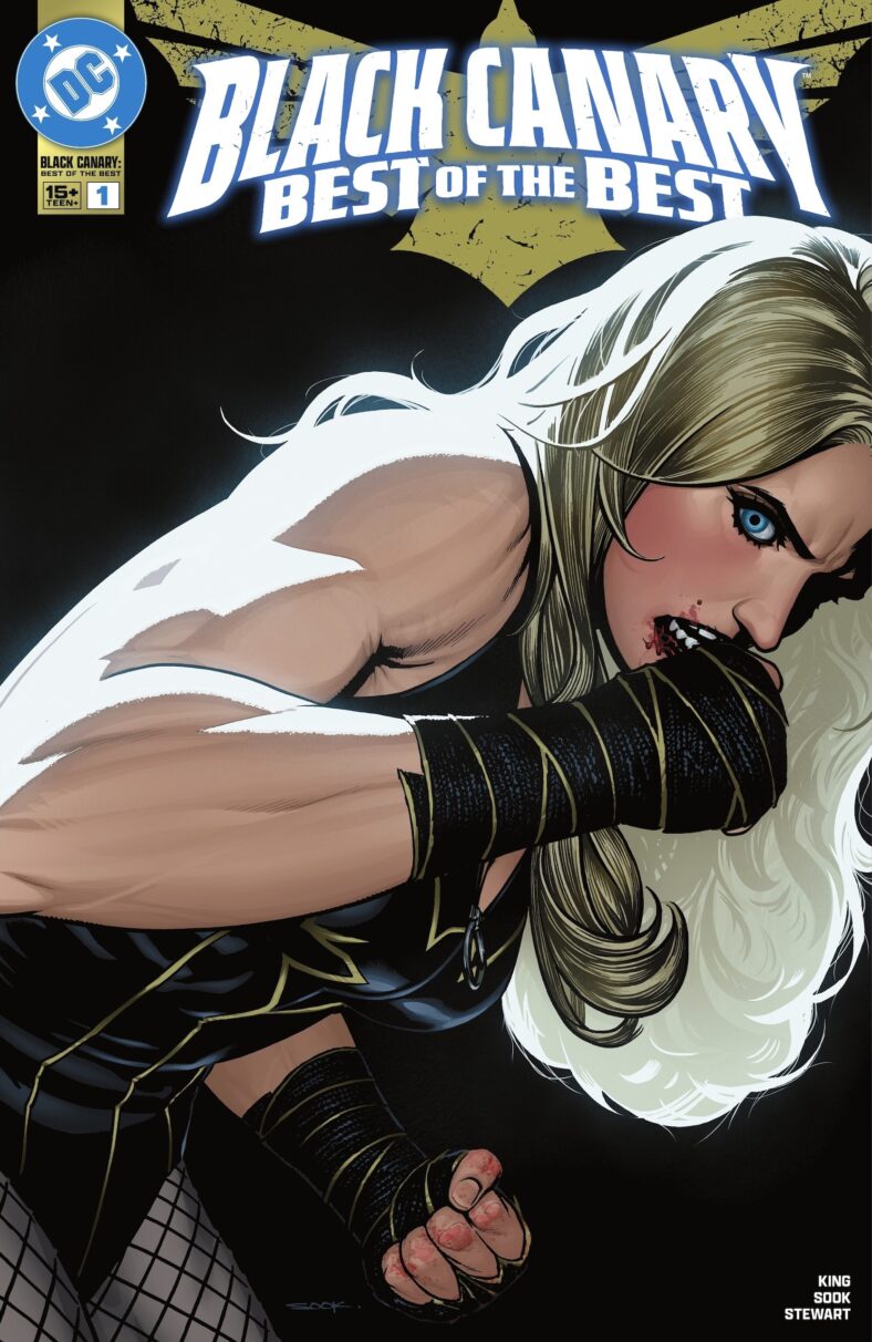 Black Canary is ready to retaliate on Ryan Sook and Dave Stewart's cover to Black Canary: Best of the Best Vol.1 Issue #1 "Round One"(2025), DC Comics