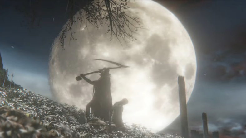 The Hunter (William Vanderpuye) moments before being executed by Old Hunter Gehrman (Allan Corduner) in Bloodborne (2015), Sony Interactive Entertainment