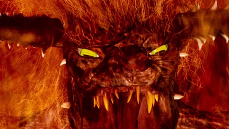 That's Malebolgia (Frank Welker) but this is no video game in Spawn (1997), New Line Cinema