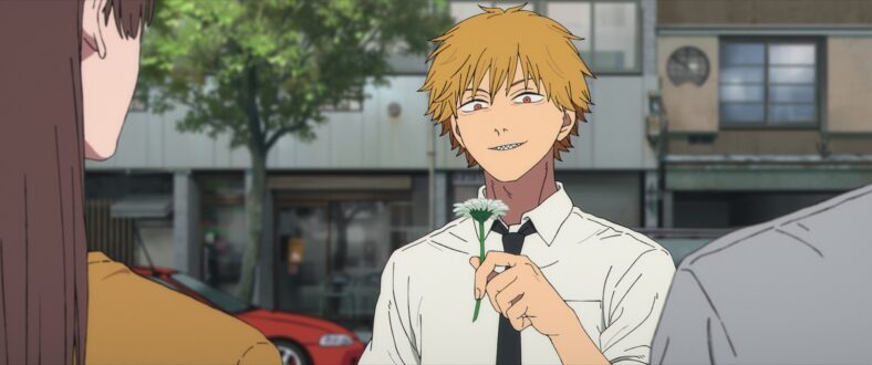 Denji (Kikunosuke Toya) shows how thoughtful he is in Chainsaw Man – The Movie: Reze Arc (2025), MAPPA/Sony Pictures Releasing