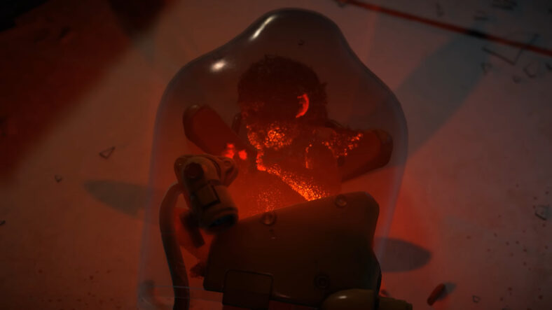 A BB unit glitches out in Death Stranding 2: On the Beach (2025), Kojima Productions