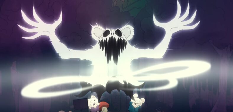 Arnold and his friends try to survive in the forest in Decorado (2025), Uniko Estudio Creativo
